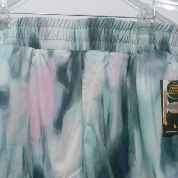 Avia Women's Running Shorts Bike Liner Grayed Teal Size XXL (20) - Picture 3 of 10